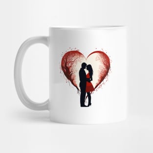 Forever Carried by the Red - Romantic Valentines Day Mug